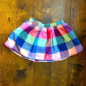 Gap madras circle skirt Small